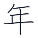 年の6かくめまで