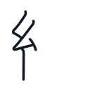 線の4かくめまで
