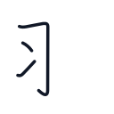 羽の3かくめまで